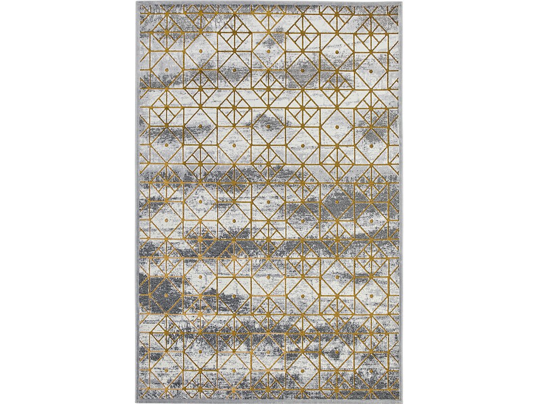 Dywan Kler Accessories Gabrielle prostokątny 160x235 cm, kolor szary, materiał wiskoza