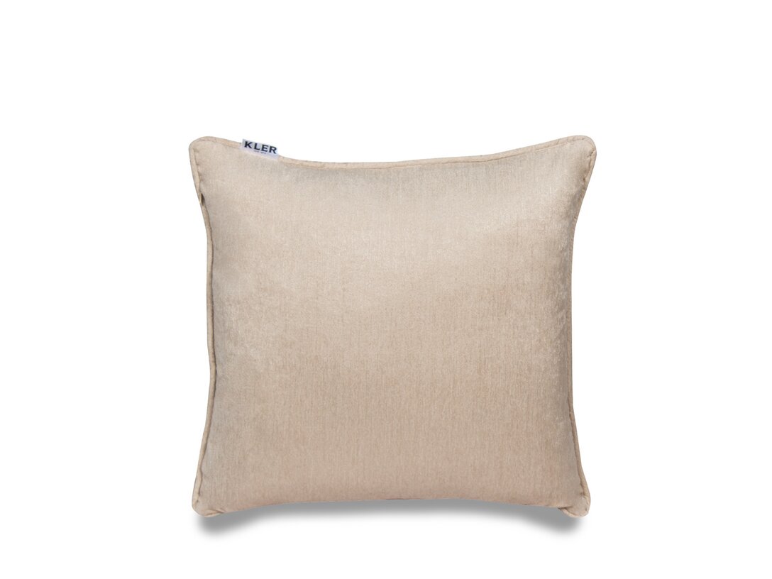 Poduszka Kler Accessories Tirso 60x60 cm, kolor beżowy, materiał tworzywo syntetyczne