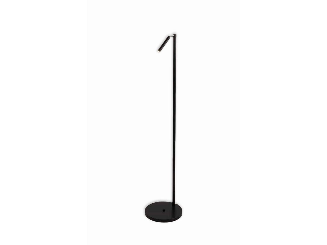Lampa podłogowa Kler Accessories Kosame 1 x G9 LED (brak w komplecie), kolor czarny, materiał aluminium