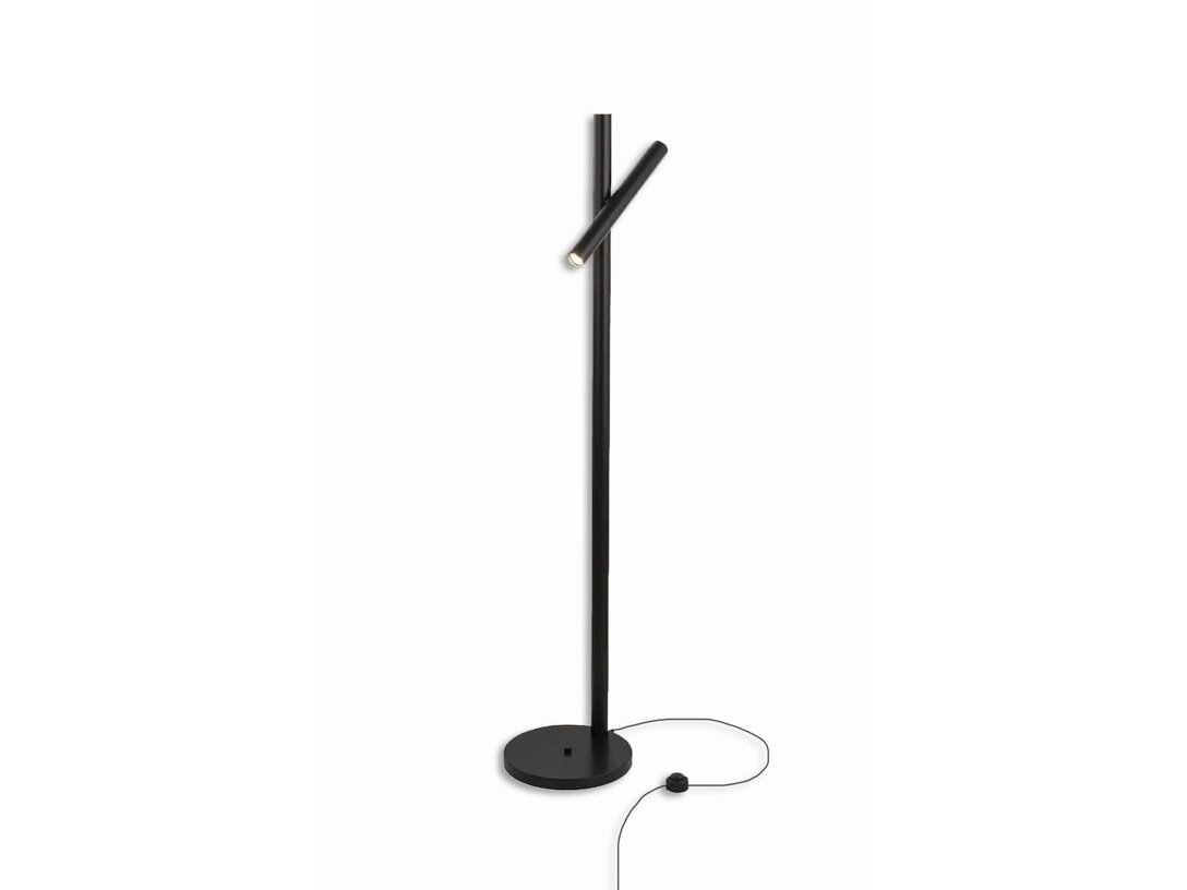 Lampa podłogowa Kler Accessories Yabu 1 x G9 LED (brak w komplecie), kolor czarny, materiał aluminium