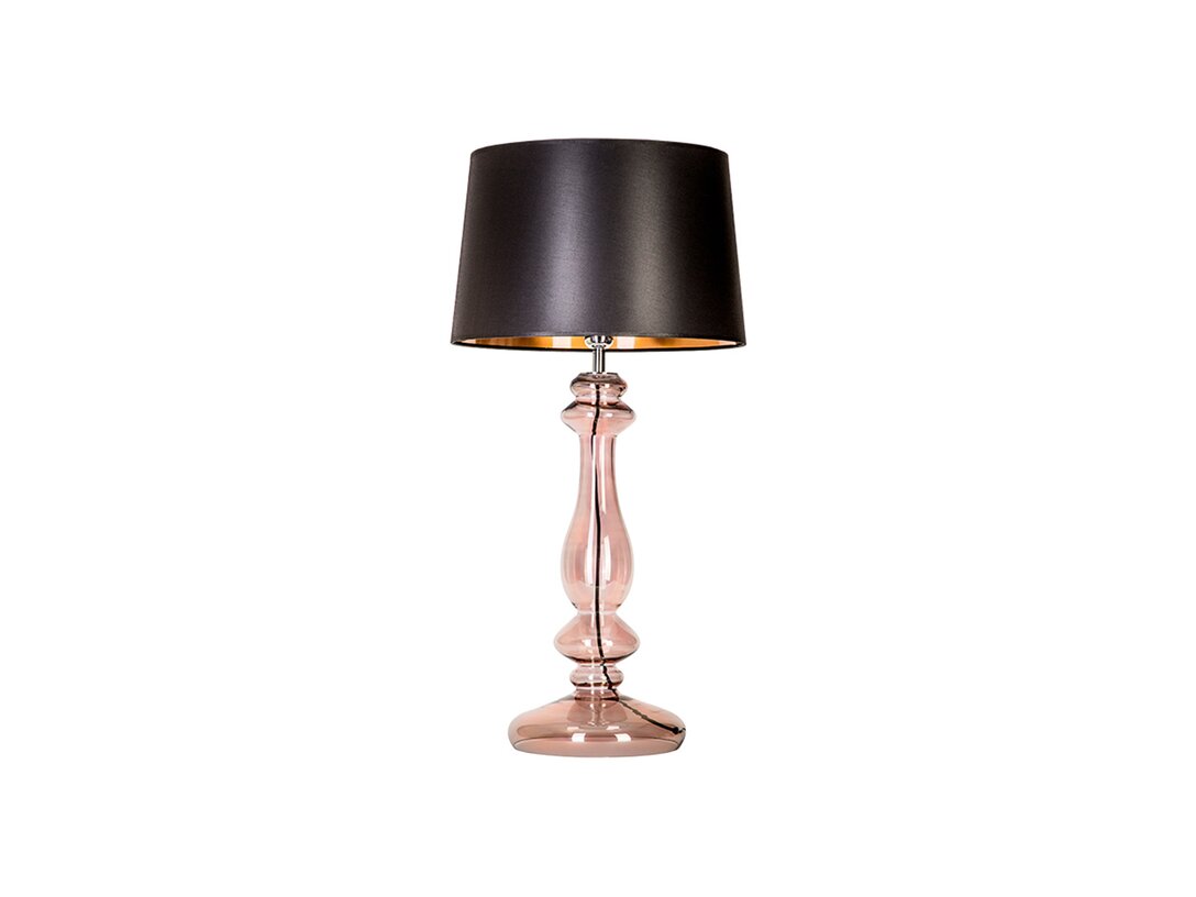 Lampa stołowa Kler Accessories Versailles 1xE27, max.60W (brak żarówki w komplecie), kolor miedziany, materiał szkło