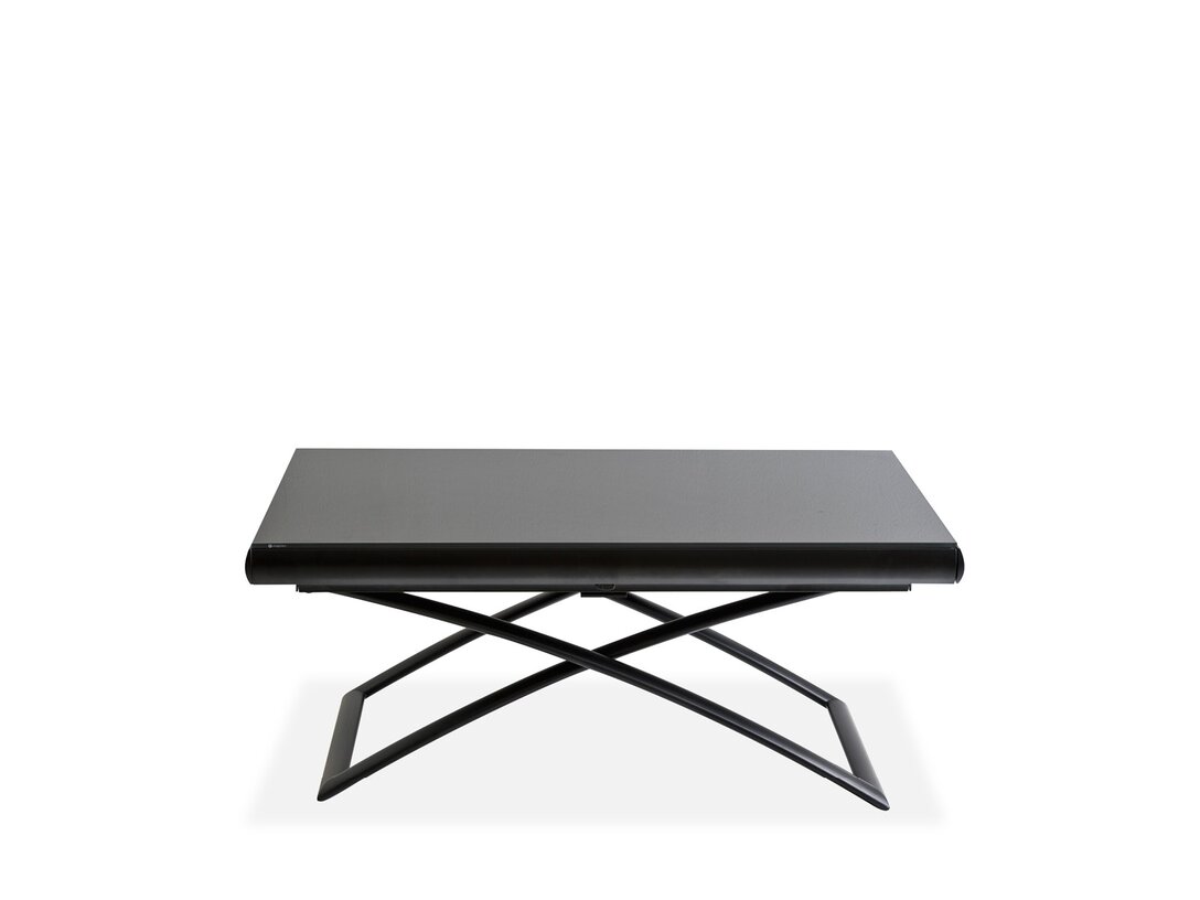 Stolik Calligaris Dakota 106 cm x 71,5 cm, śr. , kolor czarny, materiał szkło