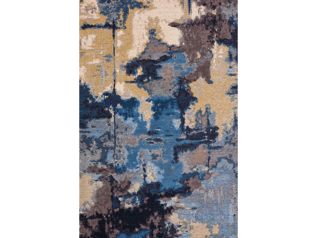 Dywan Kler Accessories Marmara prostokątny 160x230 cm, kolor niebieski, materiał tworzywo sztuczne