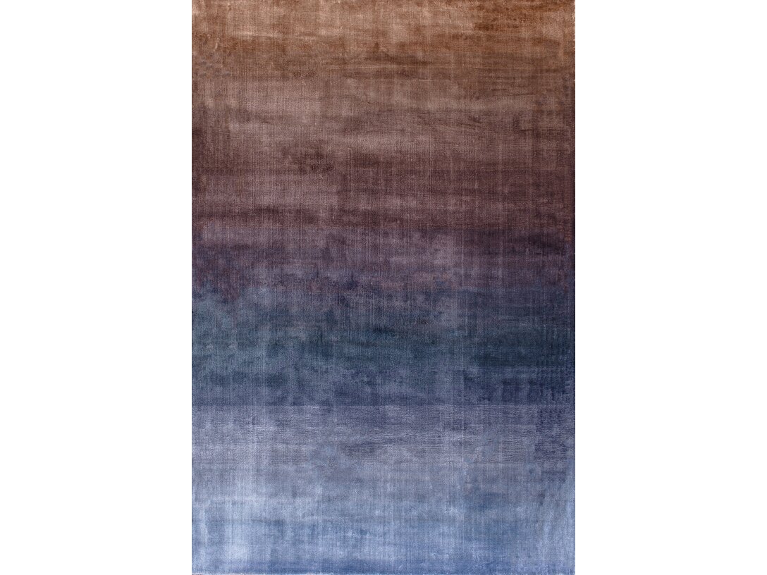 Dywan Kler Accessories Sunset prostokątny 160x230 cm, kolor niebieski, materiał tworzywo sztuczne