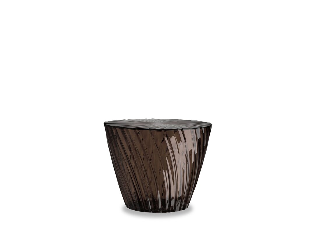 Stolik kawowy Kartell Sparkle  x , śr. 45 cm, kolor szary, materiał tworzywo syntetyczne