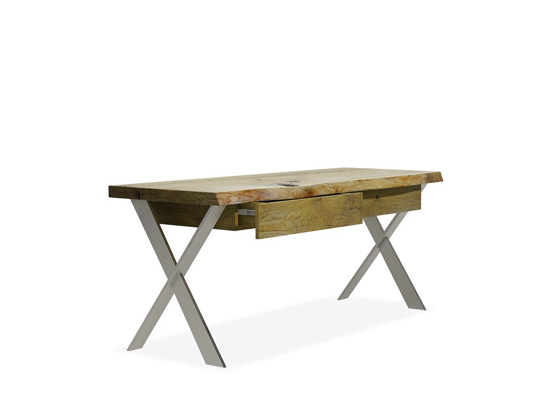Psací stůl Trebord Avangard 70 cm x , barva hnědá, materiál  - dřevo