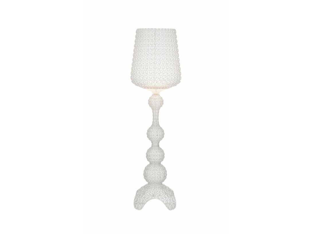 Lampa podłogowa Kartell Kabuki LED 26W, 2700K, kolor transparentny, materiał tworzywo sztuczne