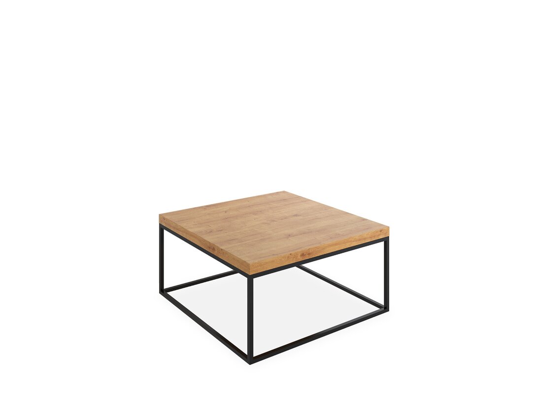 Stolik kawowy kwadratowy Trebord Classic 60 cm x 60 cm, śr. , kolor brązowy, materiał drewno