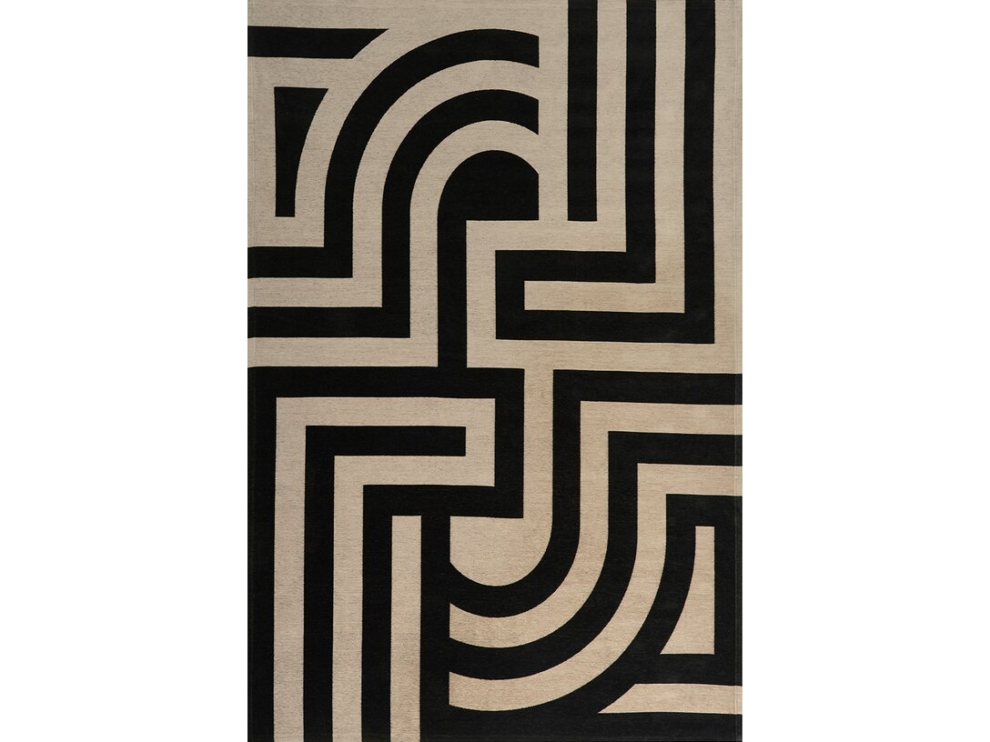 Dywan Kler Accessories Tiffany prostokątny 160x230 cm, kolor czarny, materiał tworzywo sztuczne