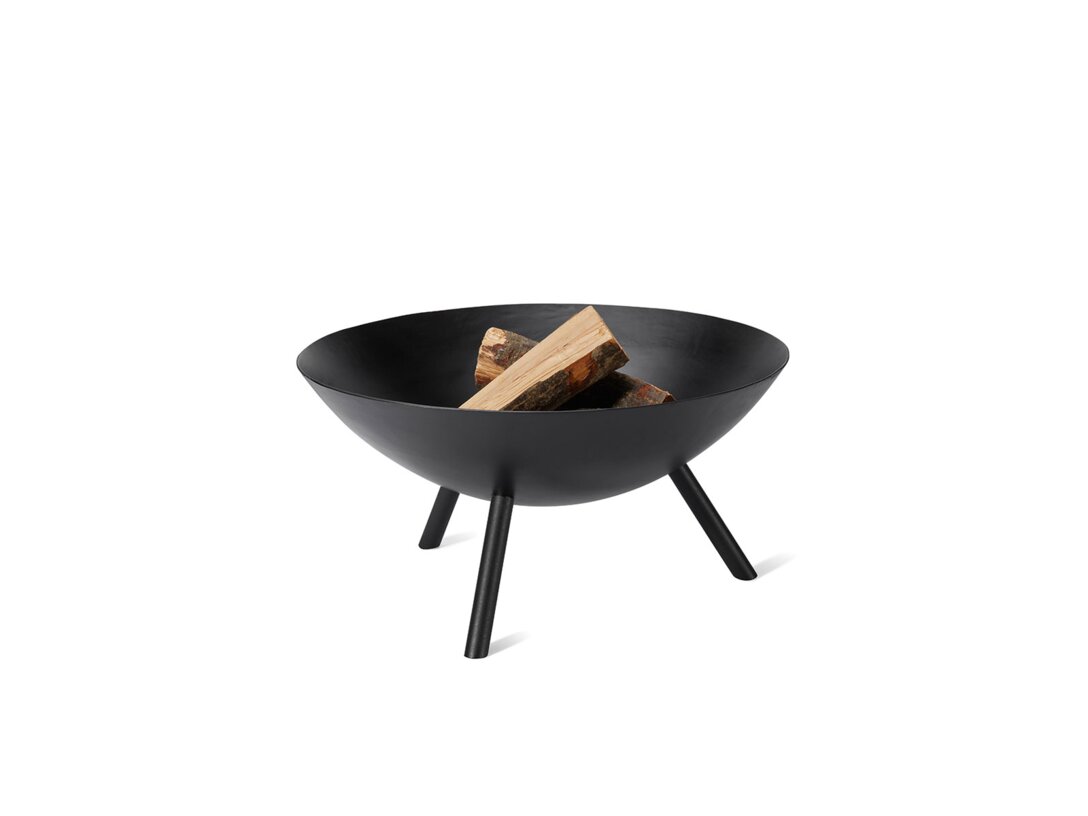 Ohniště Philippi Flames L, barva černá, materiál ocel