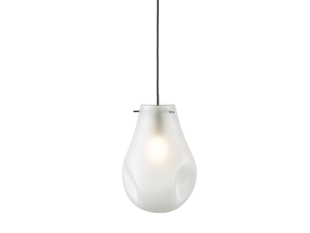 Lampa wisząca Bomma Soap E27, LED, max. 13W, kolor biały, materiał szkło