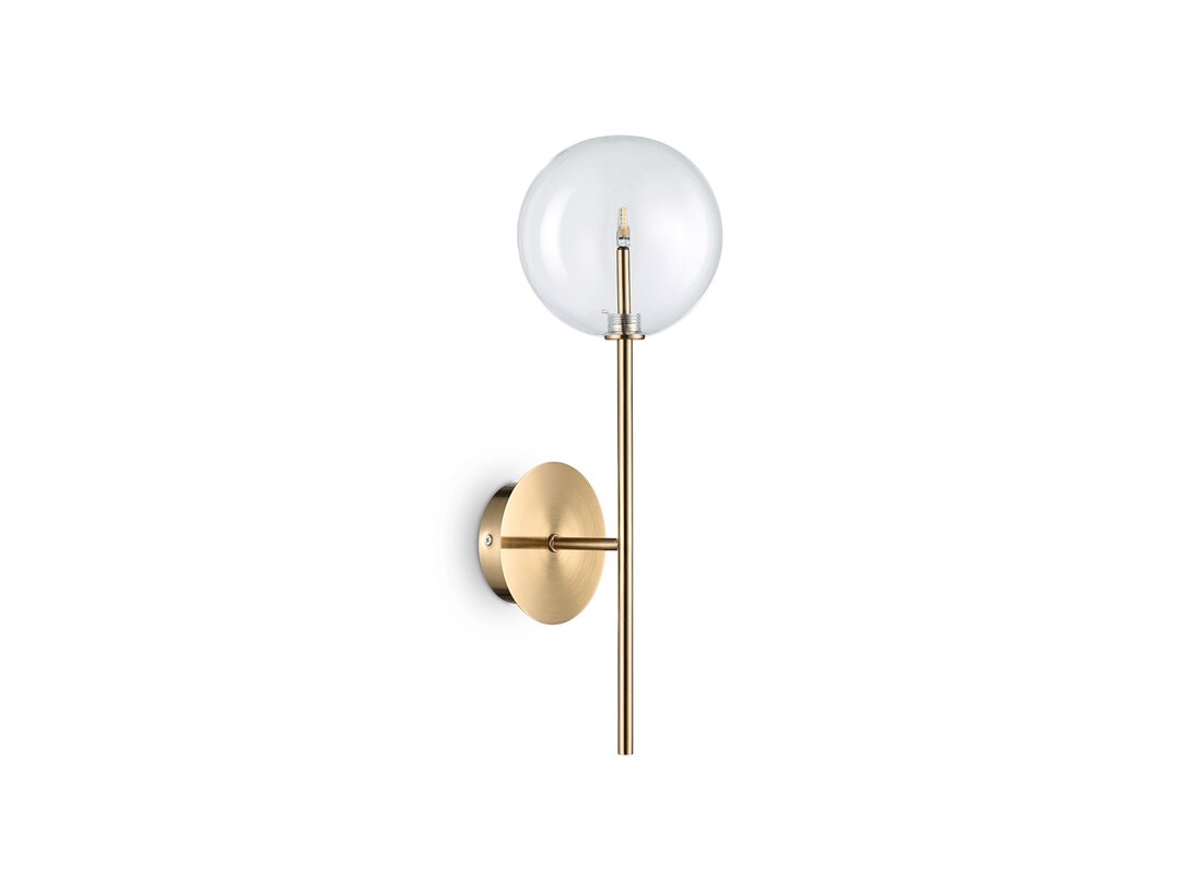 Kinkiet Ideal-Lux Equinoxe G4 max.1x2W, kolor złoty, materiał metal