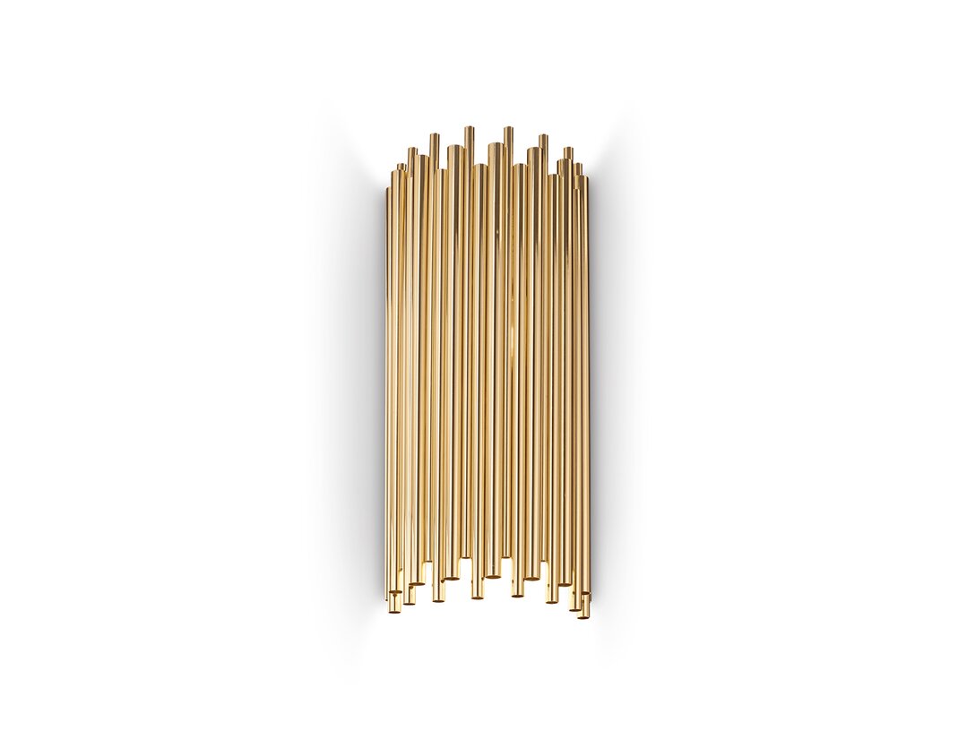 Kinkiet Ideal-Lux Pan E14 max. 2 x 40W (brak żarówek w komplecie), kolor złoty, materiał metal