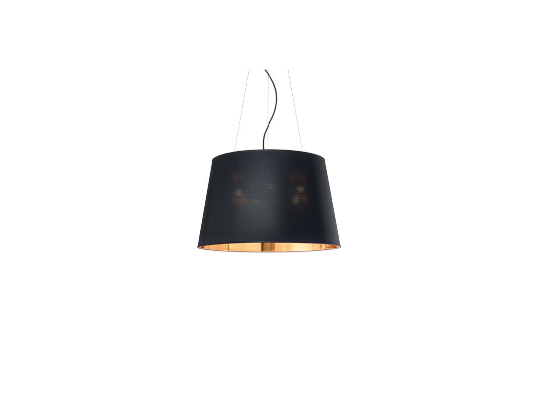 Lampa wisząca Ideal-Lux Nordik E27 max. 4x60W (brak żarówek w komplecie), kolor czarny, materiał tkanina