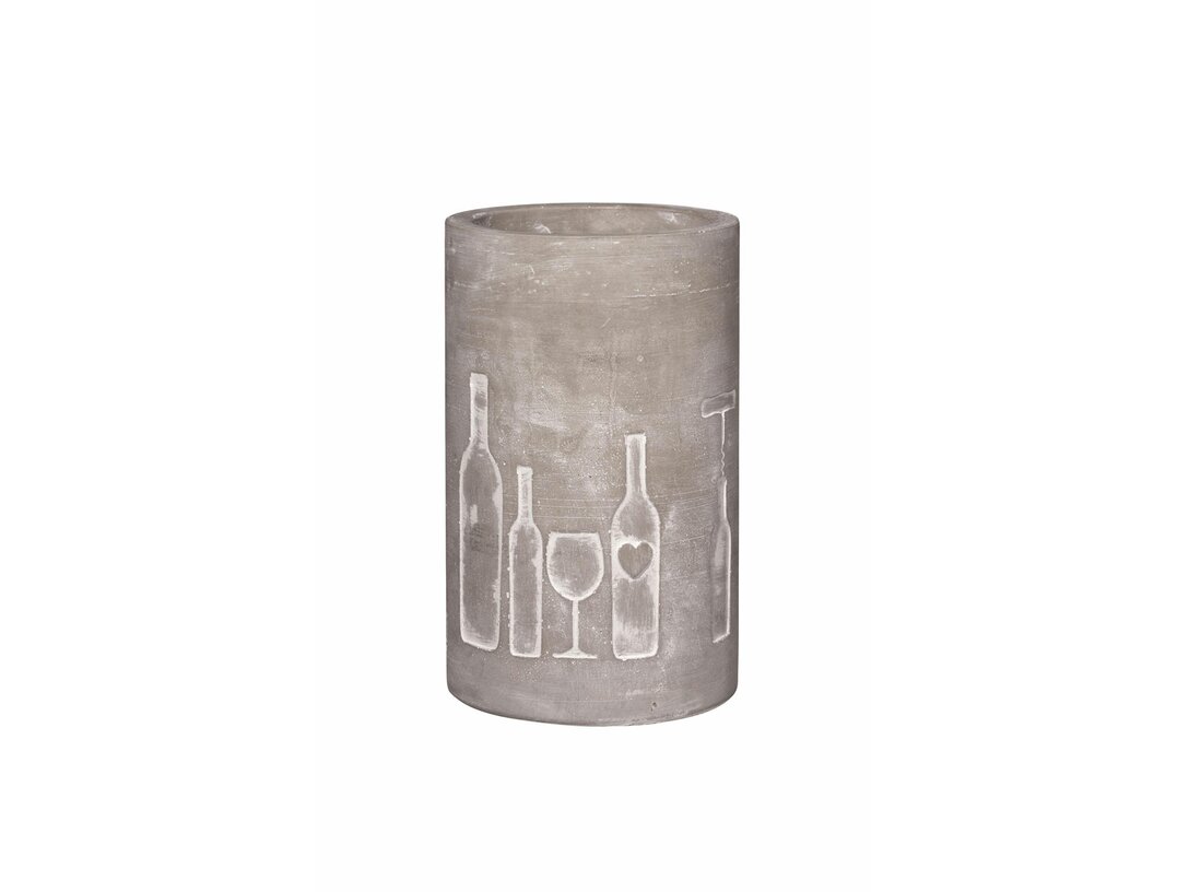 Cooler do wina Räder Vino , materiał beton, kolor szary