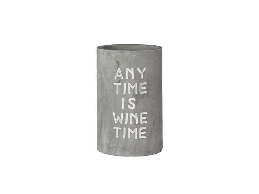 Cooler do wina Räder Any time , materiał beton, kolor szary