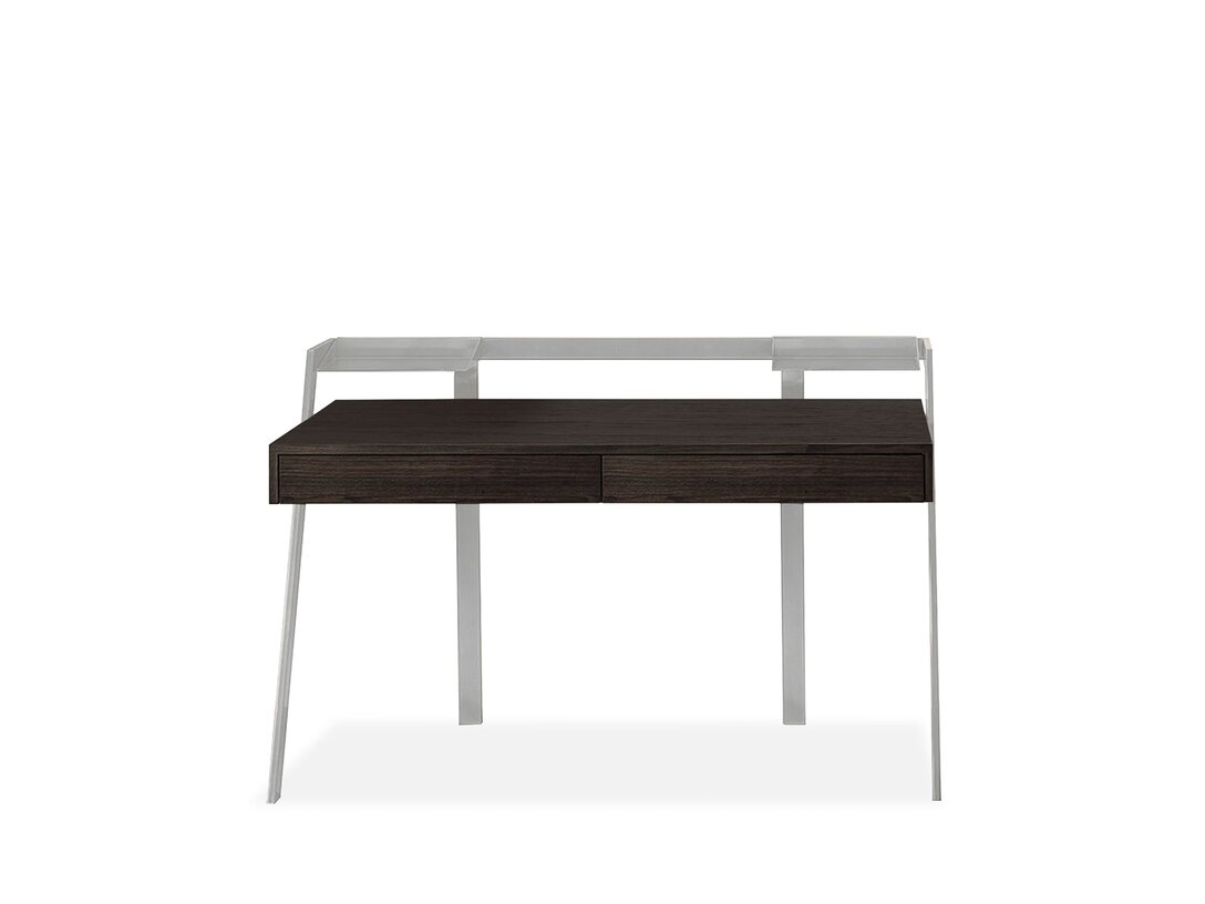 Psací stůl Bontempi Zac 133 CM x 67 cm, barva šedá, materiál  - přírodní dýha