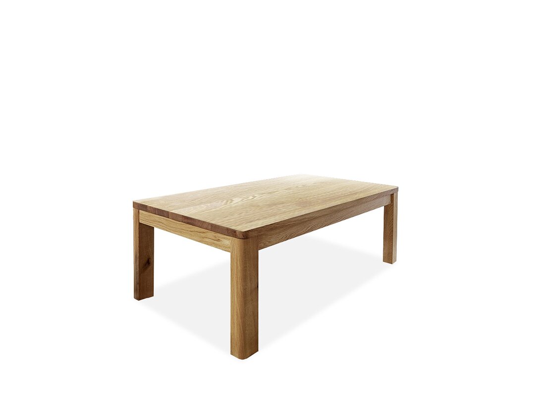 Stolik kawowy KLER Boxholm 130 cm x 70 cm, śr. , kolor brązowy, materiał drewno