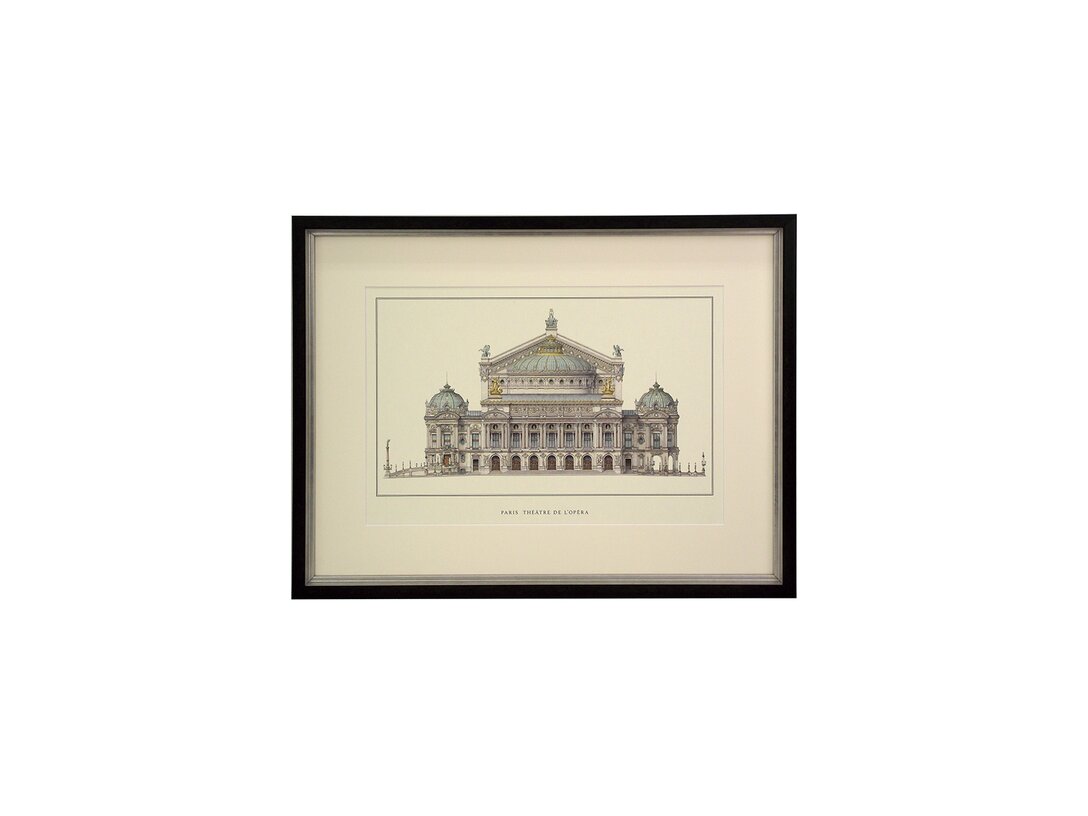 Obraz Paris Theatre de l'Opera Kler Accessories 53x40 cm, materiál dřevo