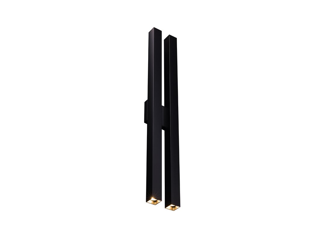 Kinkiet Kler Accessories Doha 4 x LED MR11 5W 230V GU10 (brak żarówek w komplecie), kolor czarny, materiał aluminium