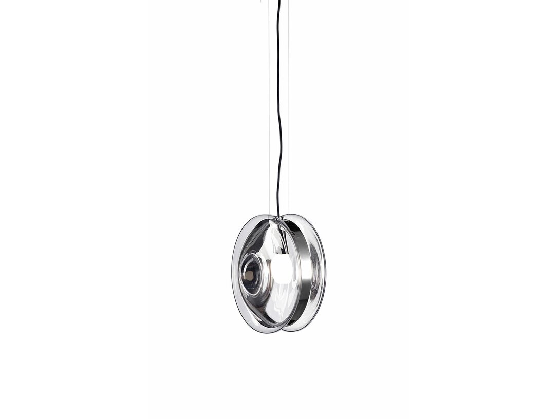 Lampa wisząca Bomma Orbital E27, LED, max. 13W, kolor transparentny, materiał szkło