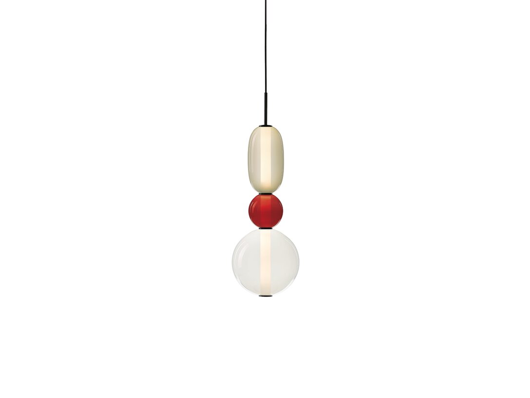 Lampa wisząca Bomma Pebbles , kolor multikolor, materiał szkło