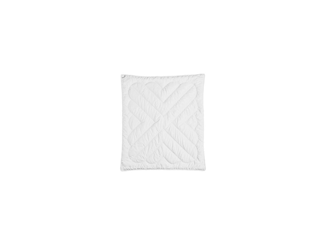 Kołderka dziecięca z wełny alpaki MyAlpaca 125x110 cm, kolor biały, materiał wełna alpaki