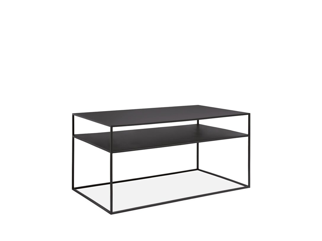 Stolek konferenční Blomus Fera 90 cm x 50 cm, prům. , barva černá, materiál ocel
