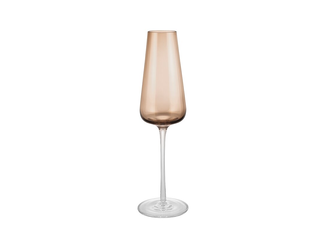 Sada sklenic na šampaňské Blomus Belo 200 ml, materiál sklo, barva hnědá