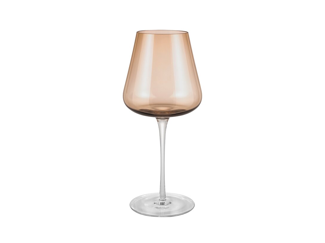 Sada sklenic na víno červené Blomus Belo 600 ml, materiál sklo, barva hnědá