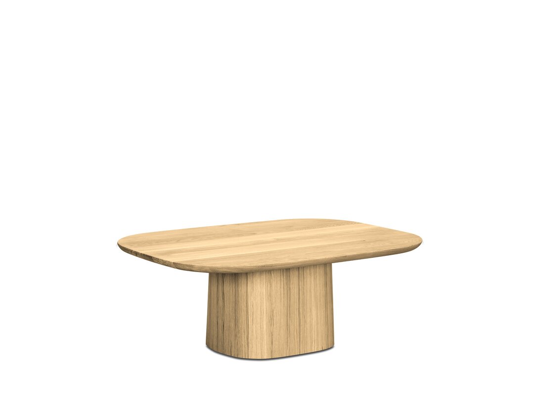 Stolek konferenční Kler Fungo 101 cm x 75,5 cm, prům. , barva hnědá, materiál dřevo