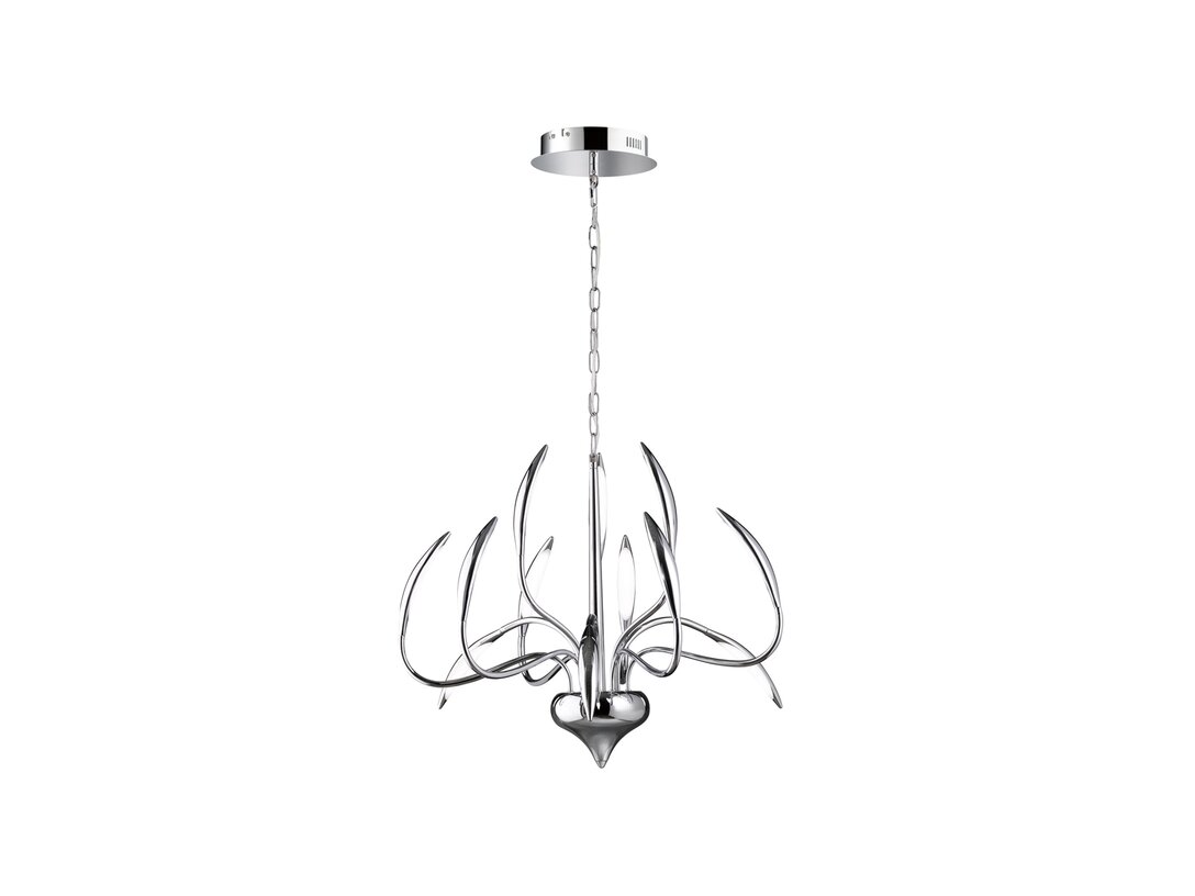 Lampa wisząca Kler Accessories Hampton LED 1 x 57W 6800 lm 3000K, kolor srebrny, materiał metal