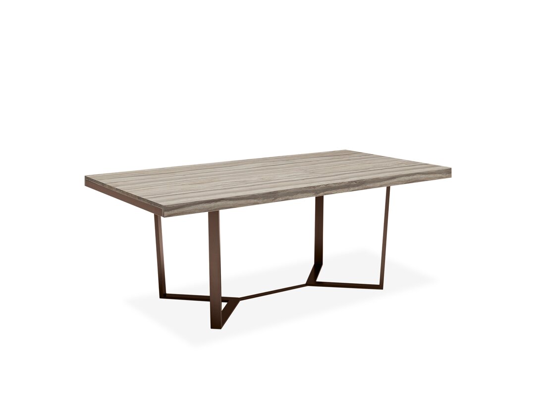 Stół rozkładany Alf Italia Jupiter 160/264 cm x 95 cm, śr. , kolor beżowy, materiał okleina laminowana, rozkładanie tak