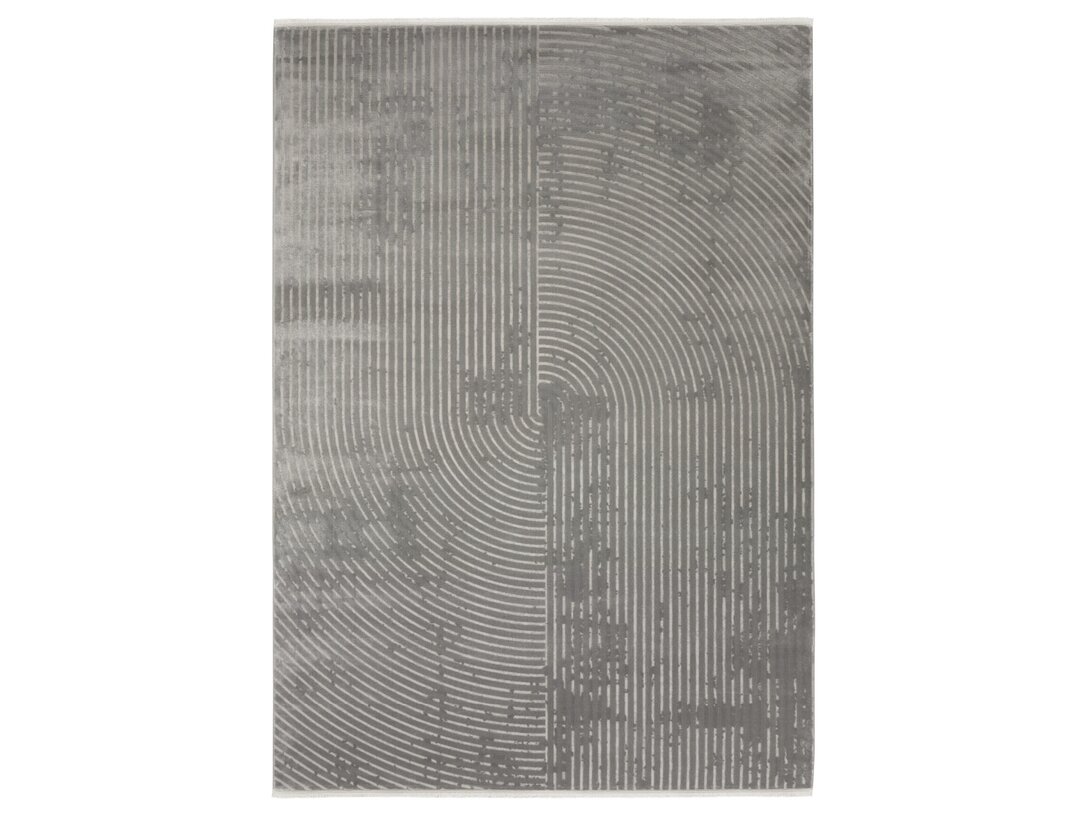 Koberec Kler Accessories Imperial Grey Infinity obdélníkový 160x230 cm, barva šedá, materiál viskóza