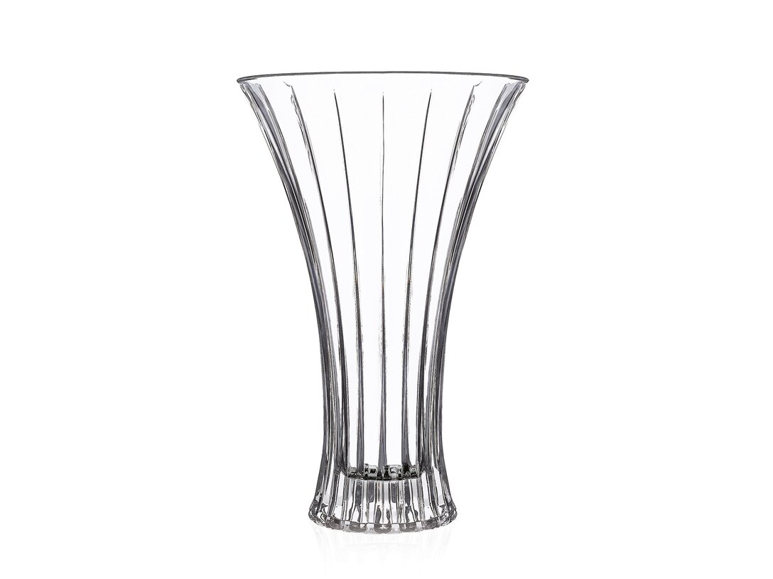 Wazon RCR Timeless 30 cm, kolor transparentny, materiał szkło