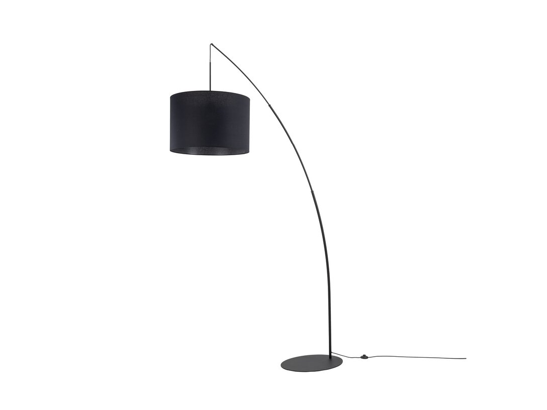 Lampa stojací Kler Accessories MobbyD 1xE27 LED, max.15W (žárovka není součástí balení), barva černá, materiál kov