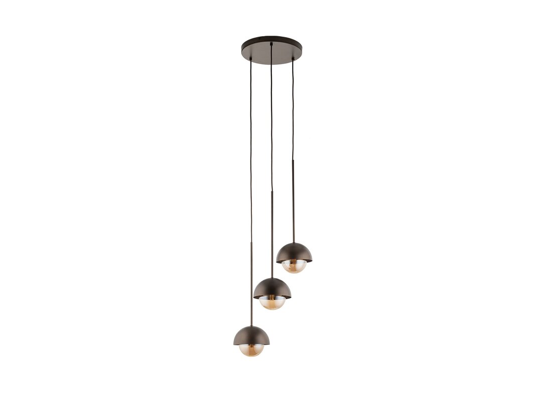 Lampa závěsná Kler Accessories Sombre 1xG9 LED, max. 8W (brak żarówki w komplecie), barva hnědá, materiál kov