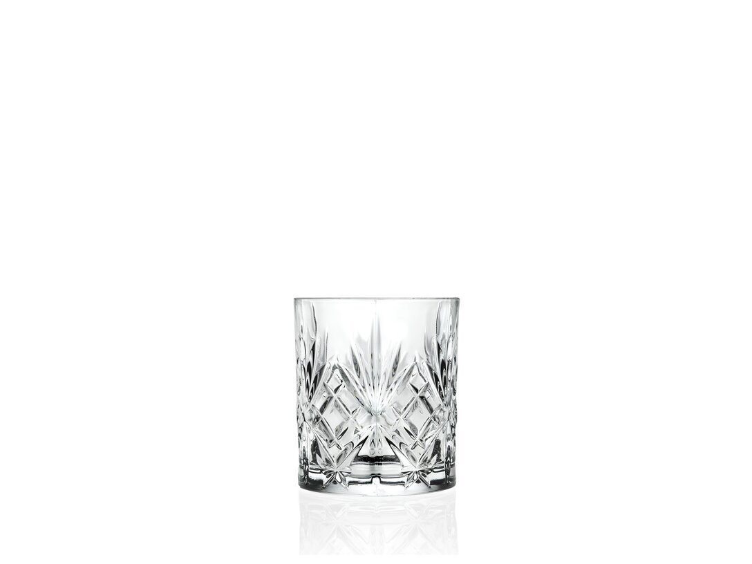 Kpl. 6 szklanek do whisky RCR Melodia 340 ml, materiał szkło kryształowe, kolor transparentny