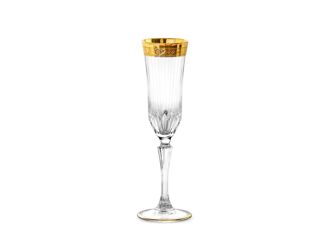 Kpl. 6 kieliszków do szampana Bohemia Toscana 180 ml, materiał szkło kryształowe, kolor transparentny