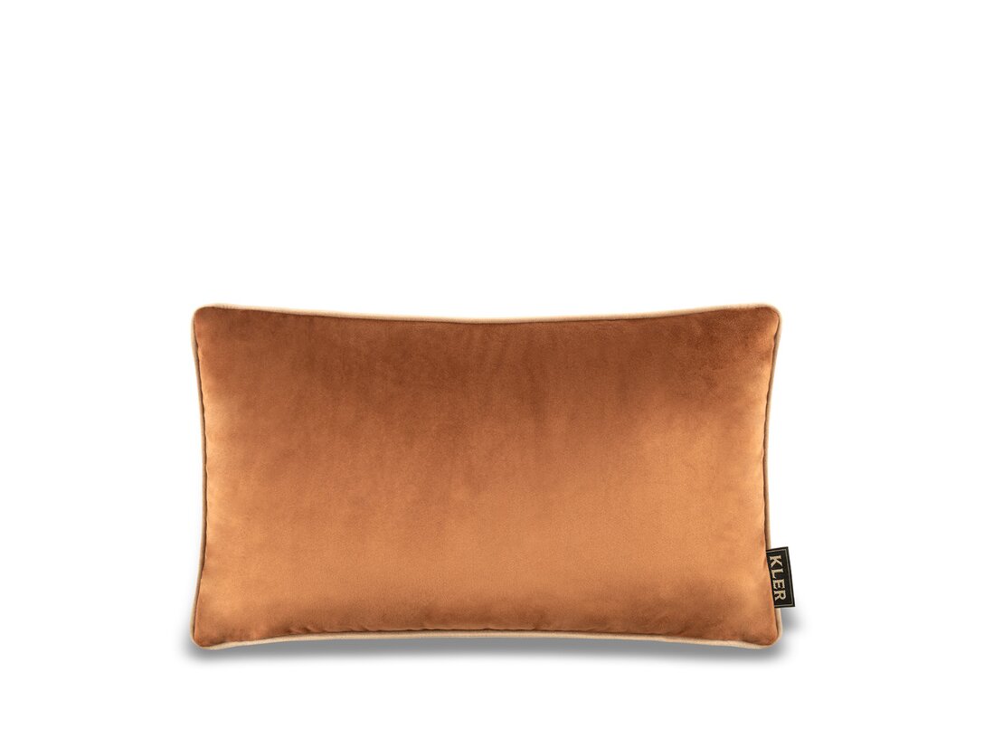 Dekorační polštář Kler Accessories Comodo 30x50 cm, barva hnědá, materiál tkanina