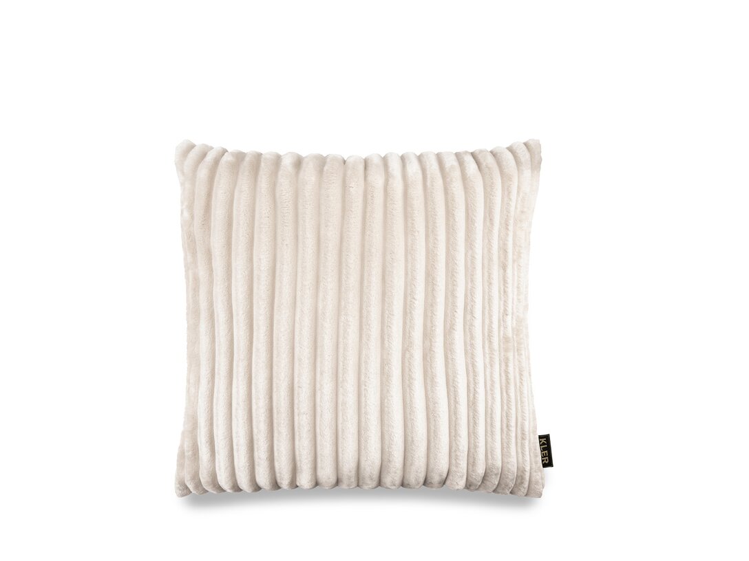 Dekorační polštář Kler Accessories Comodo 50x50 cm, barva béžová, materiál tkanina