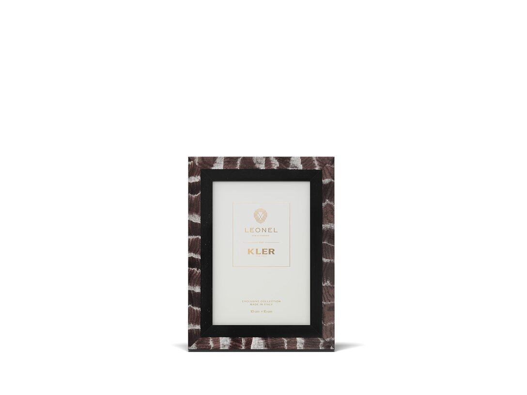 Fotorámeček Kler Accessories Kair 10x15 cm, barva hnědá, materiál dřevo