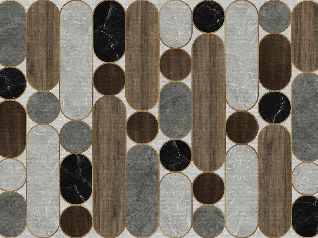 Tapeta One Wall Design Girasole, materiał tapeta winylowa na podłożu tekstylnym Stripe