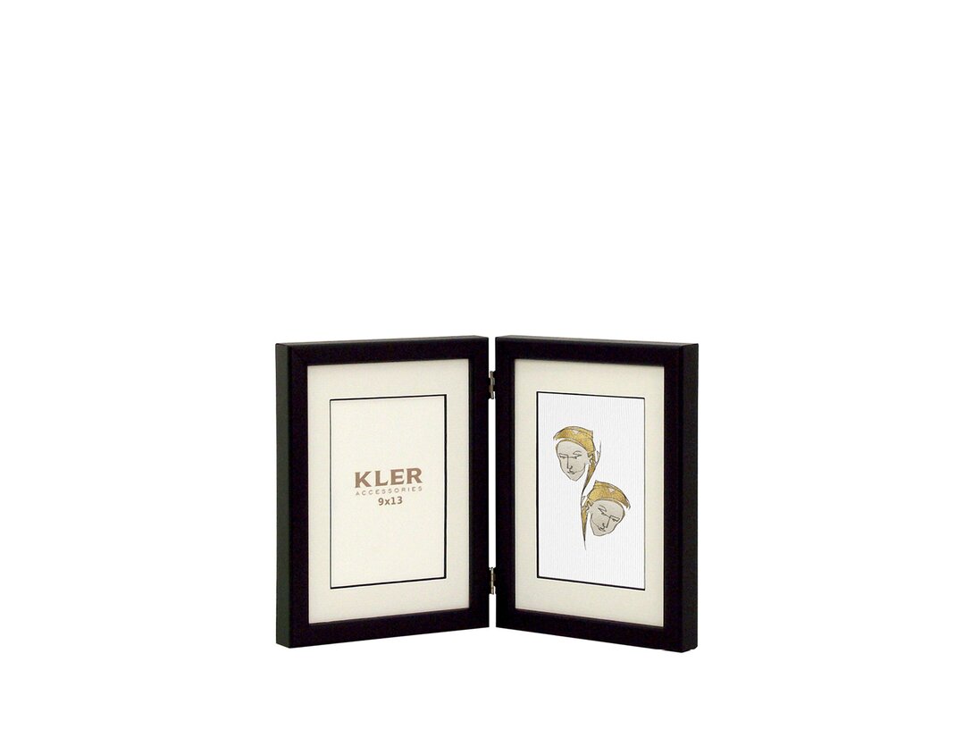 Fotorámeček Kler Accessories Znamení zvěrokruhu 9x13 cm, barva černá, materiál dřevo