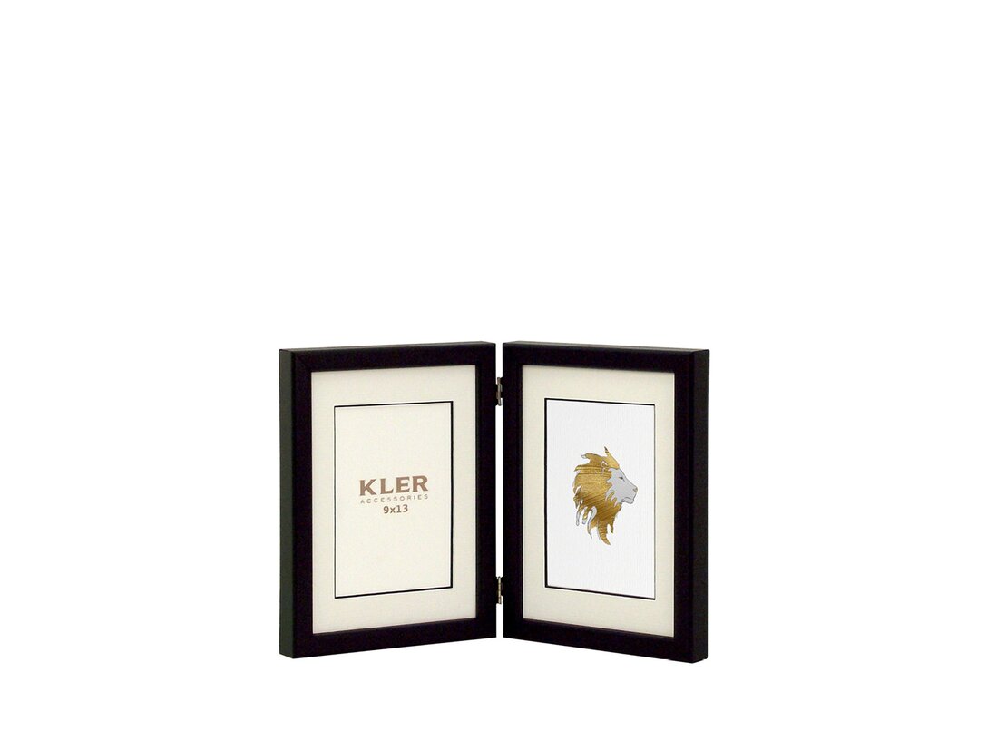 Fotorámeček Kler Accessories Znamení zvěrokruhu 9x13 cm, barva černá, materiál dřevo