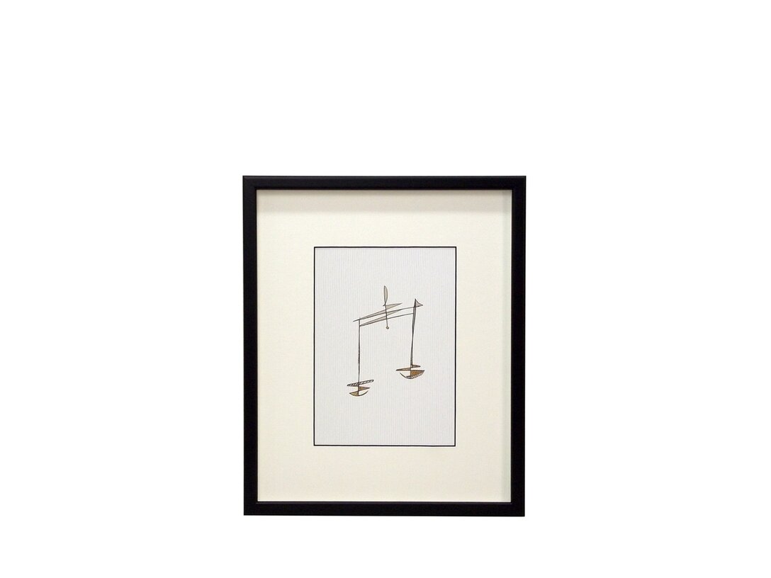 Obraz Kler Accessories Znamení zvěrokruhu 15x21 cm, materiál dřevo