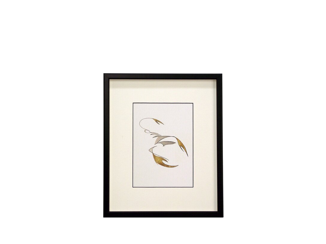 Obraz Kler Accessories Znamení zvěrokruhu 15x21 cm, materiál dřevo