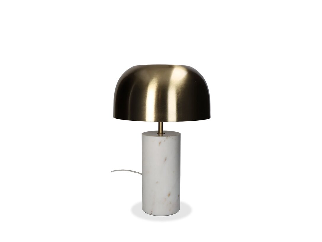 Lampa psací stůl Kler Accessories Unido 1xE14, max. 15W (žárovka není součástí balení), barva bílá, materiál mramor