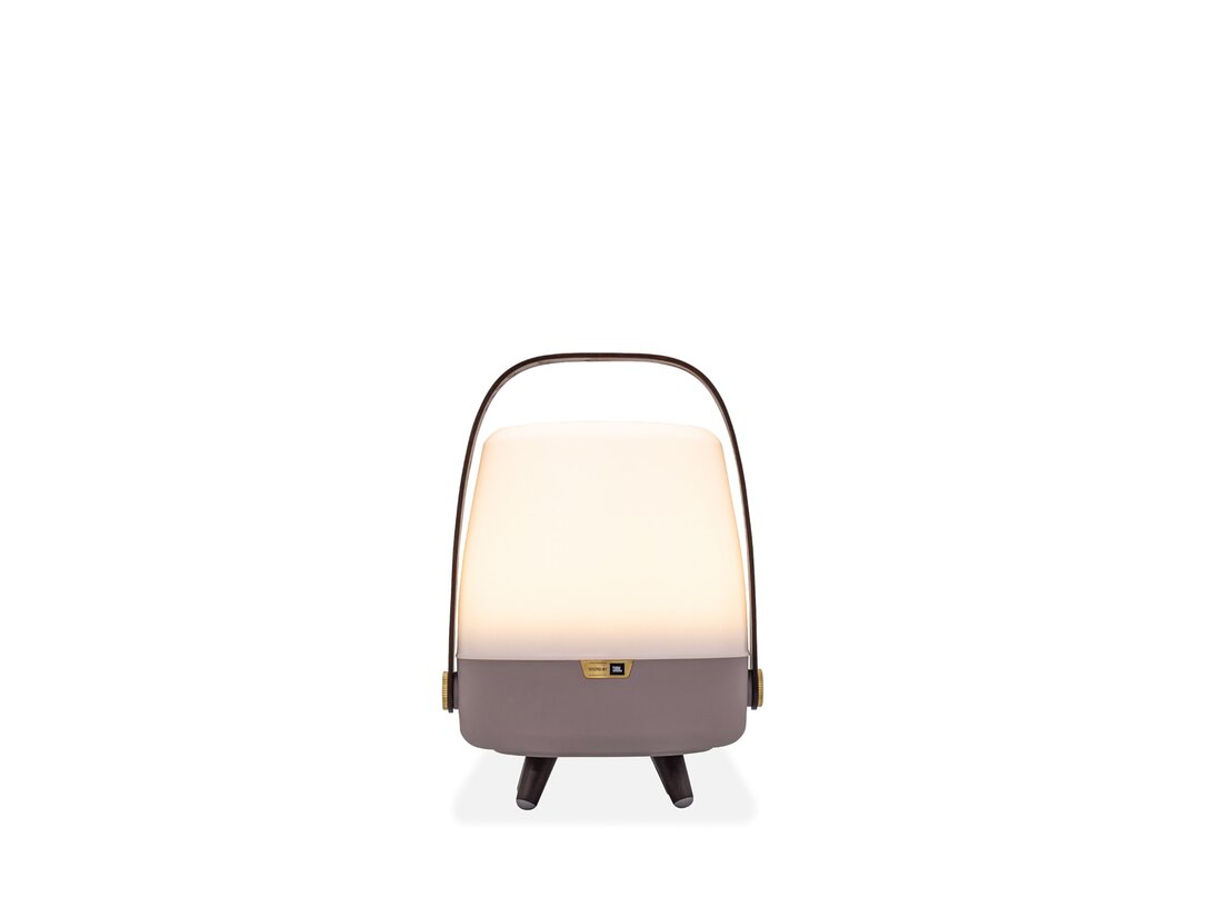Lampa przenośna z głośnikiem Kooduu Lite-up Play , kolor beżowy, materiał tworzywo sztuczne