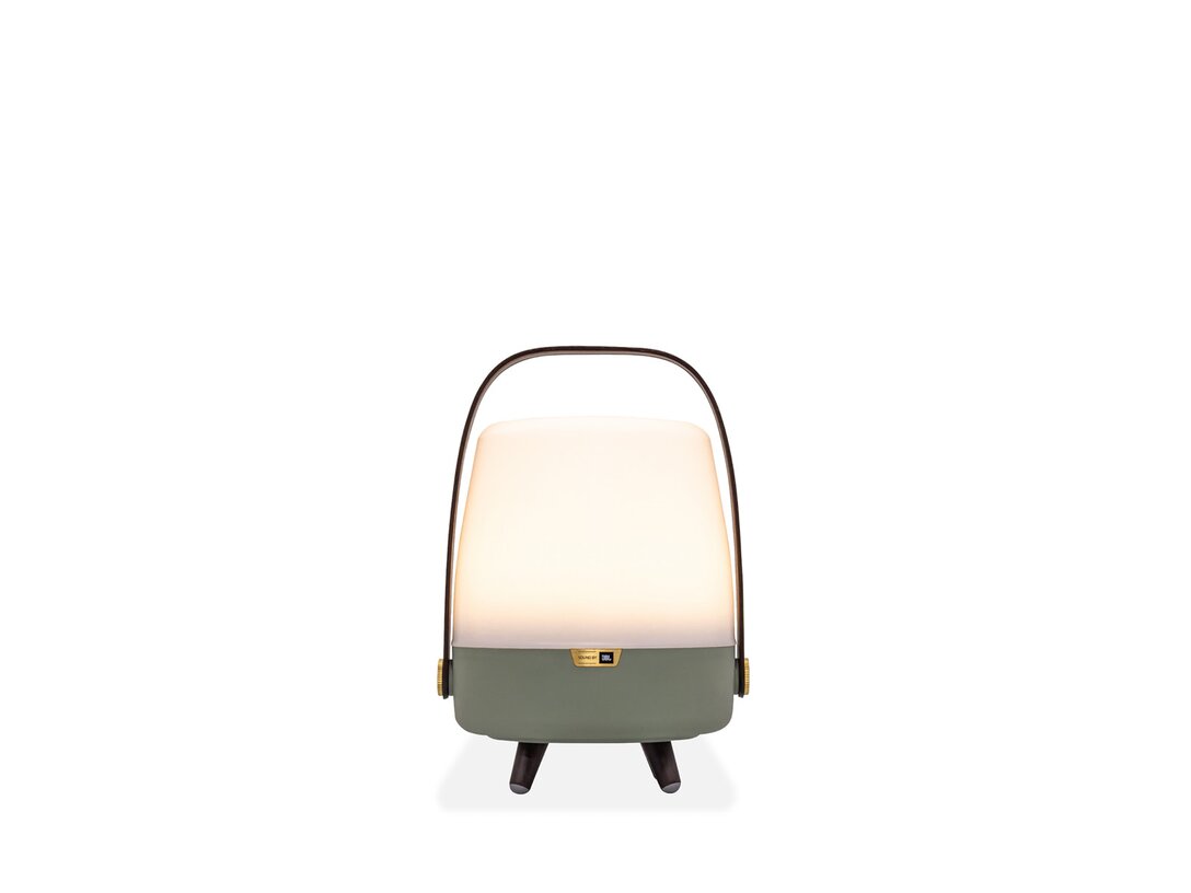 Lampa przenośna z głośnikiem Kooduu Lite-up Play , kolor zielony, materiał tworzywo sztuczne